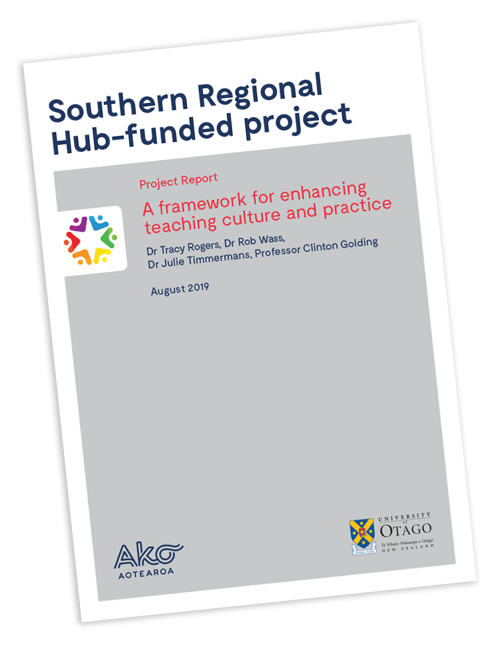 A framework for enhancing teaching culture and practice report cover