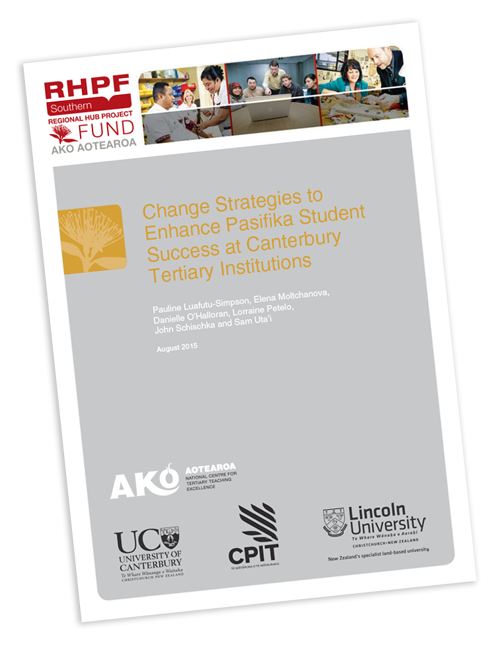 Change strategies to enhance Pasifika student success at Canterbury tertiary institutions report cover