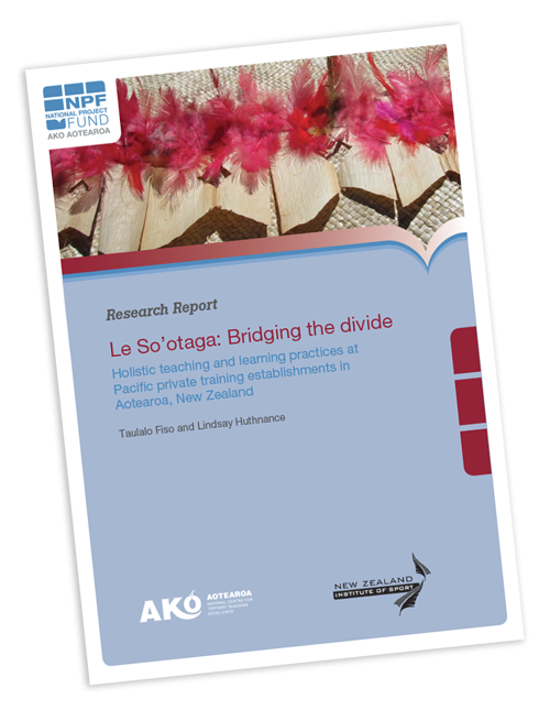 Holistic teaching and learning practices of Pacific PTEs report cover