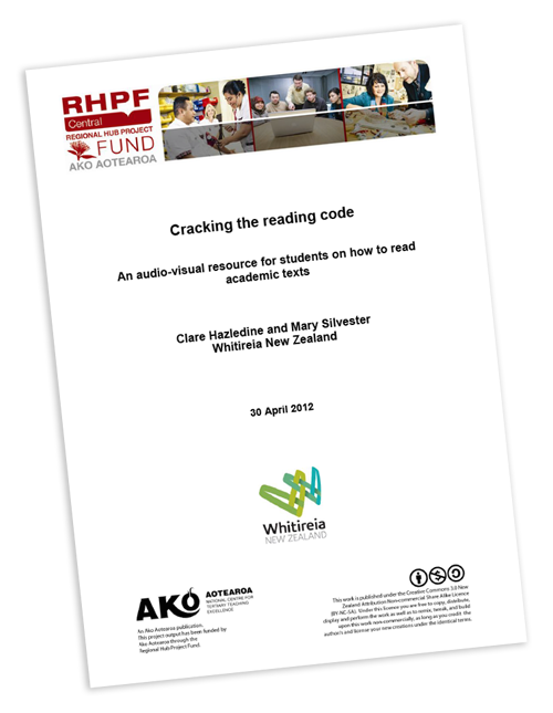 Cracking the reading code report cover