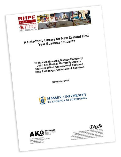 The data story library for business studies report cover