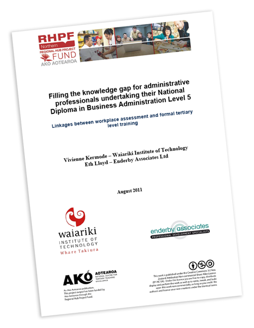 filling the knowledge gap for admin professionals report cover