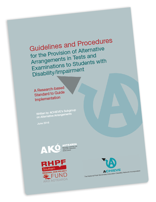 Guidelibnes for provision of alternative assessments report cover