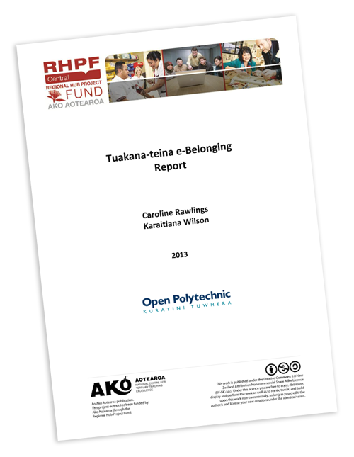The tuakana teina e-belonging report cover image