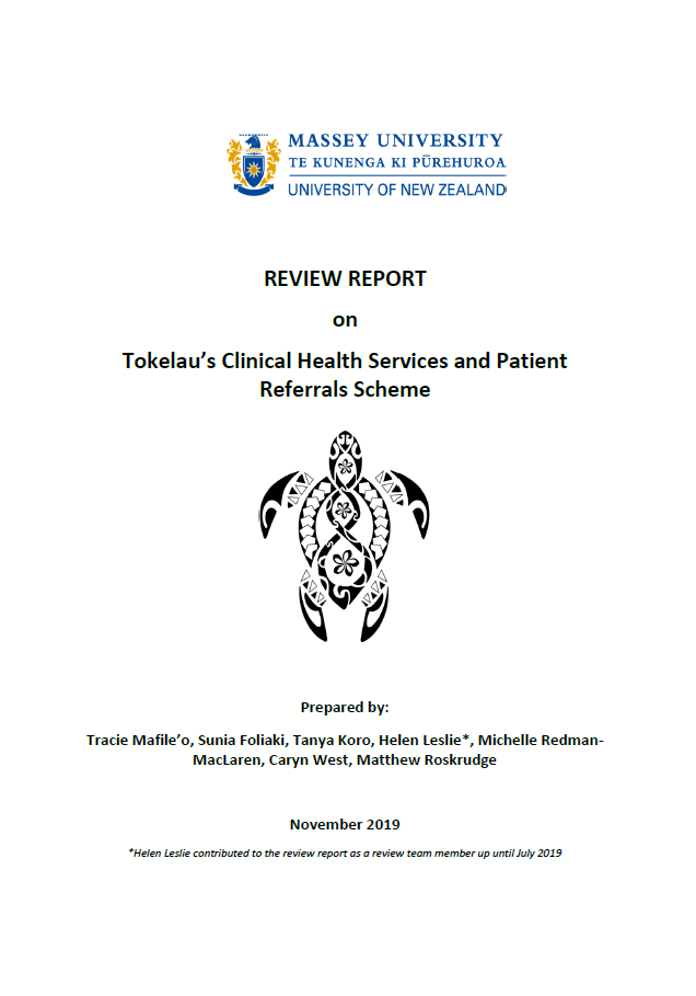 Tokelau’s Clinical Health Services and Patient Referrals Scheme