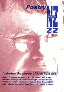 Dr Jack Ross on an earlier cover of Poetry NZ