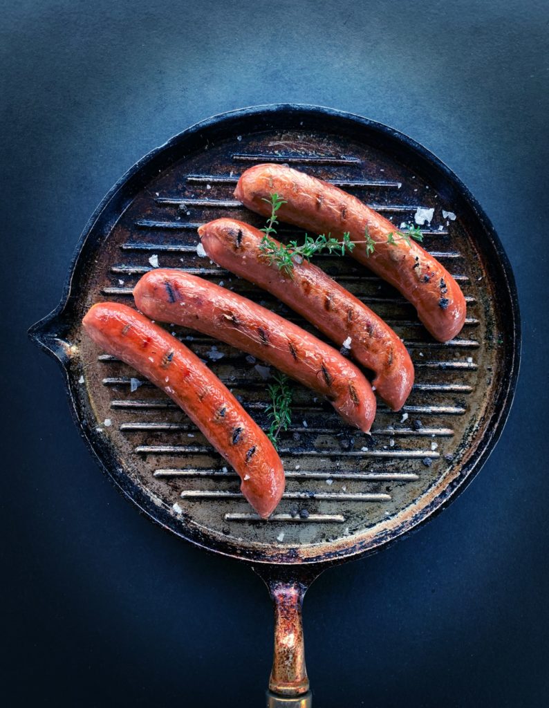 image: LikeMeat Pea-based sausages