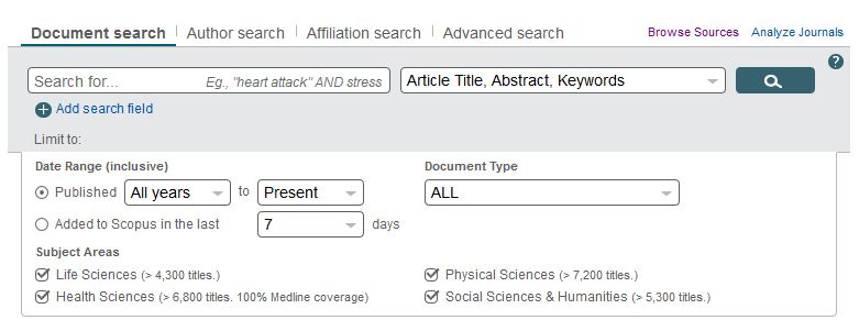 Scopus Save Scopus has upgraded to a new look this week. All the same functionality ...