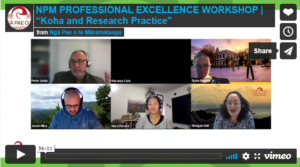 NPM PROFESSIONAL EXCELLENCE WORKSHOP: Koha and research practice